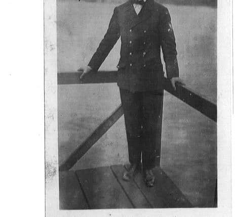Philip Gallagher pictured at the US Lough Foyle Naval Air Station.