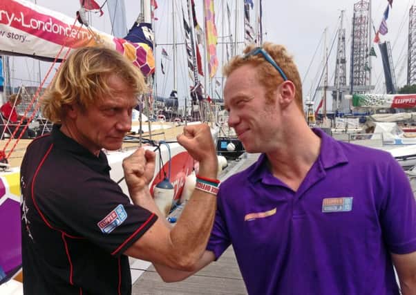 Derry crew skipper Daniel Smith is going head to head with Olivier Cardin is the Skipper of LMAX Exchange in the battle for first place.
