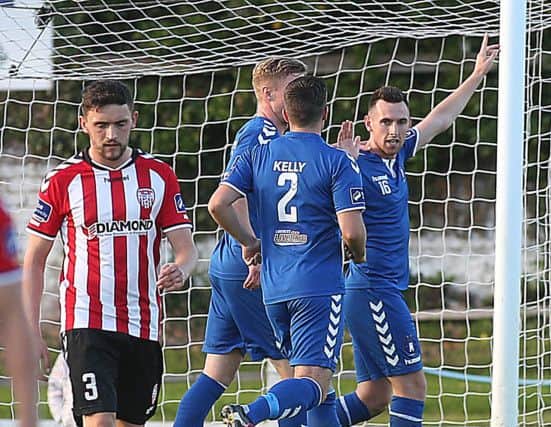 Derry City boss, Kenny Shiels felt there was a push on defender, Dean Jarvis in the lead up to Limerick's winning goal in the EA Sports Cup semi final at Brandywell.
