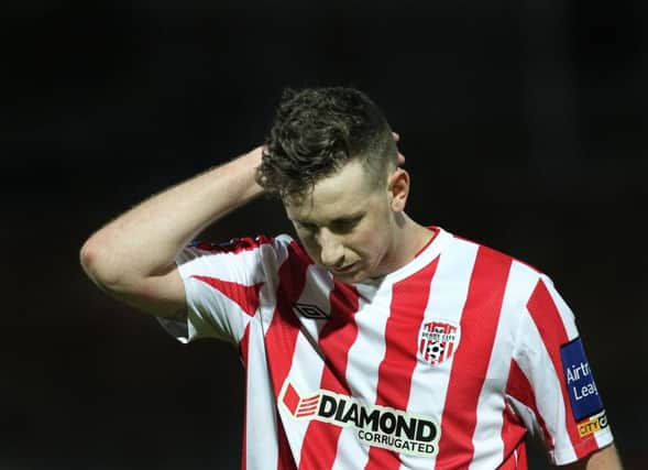 FROZEN OUT . . . Former Derry City defender, Shane McEleney is out of favour at St Patrick's Athletic and insists he will be looking for a new club at the end of the season.
