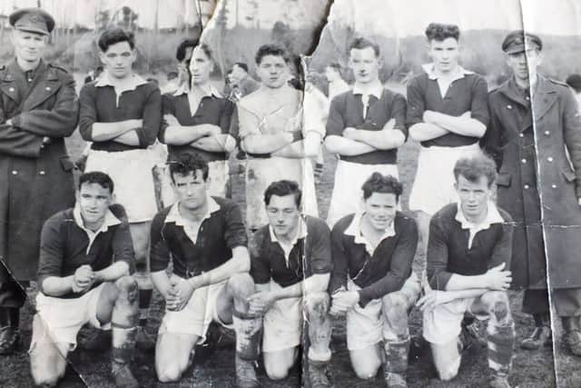 Johnny McAnnaney is pictured on the back row, second from the left.