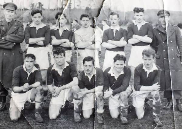 Johnny McAnnaney is pictured on the back row, second from the left.