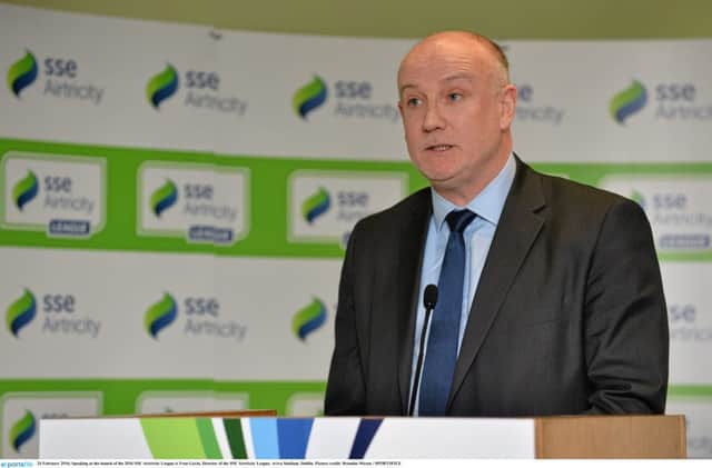 Fran Gavin, Director of the SSE Airtricity League. 
(Picture: Brendan Moran / SPORTSFILE)
