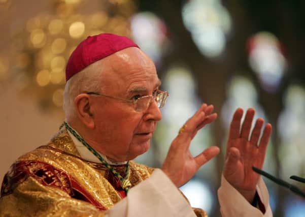 The late Bishop Daly who passed away on Monday.
