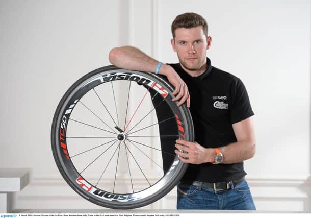 Derry's Marcus Christie who has made an impressive return to cycling with a little help from 2012 Tour de France winner Bradley Wiggins. (Picture credit: Stephen McCarthy / SPORTSFILE)