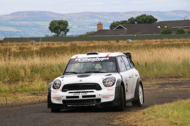 Alan McGeehan on his way to victory in the MJM Group Dogleap Rally!