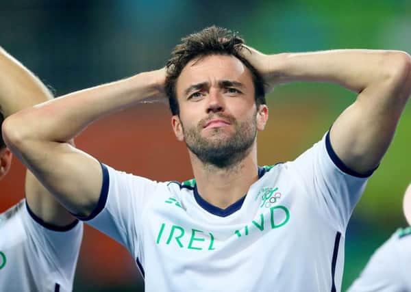 Ireland's Chris Cargo dejected