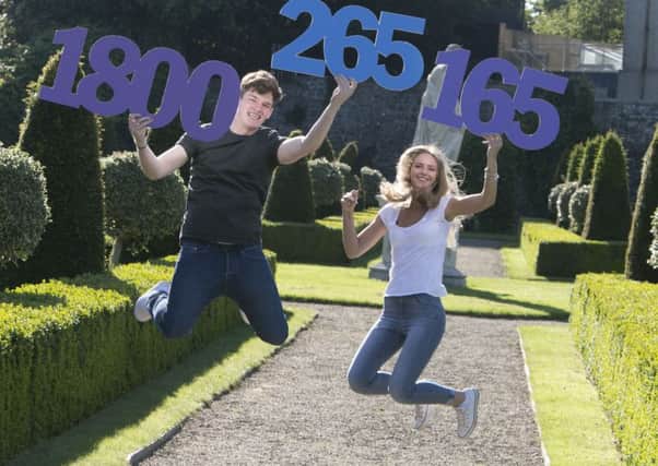 The Exam Helpline which is supported by eir  provides practical support to students and parents seeking advice and up to date information on the choices available and guidance on next steps. The 1800 265 165 Freephone helpline is open from 10am on Wednesday, 17th August. Pictured are students Lars Jagar and Jessica Jechiu.
Picture Colm Mahady / Fennells