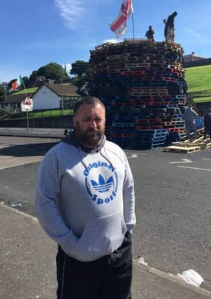 Independent councillor Gary Donnelly pictured in the Bogside on Monday.