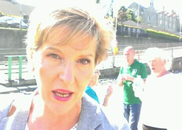 Martina Anderson pictured in the Bogside on Tuesday.