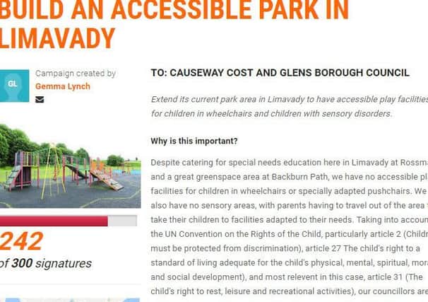Gemma Lynch's petition