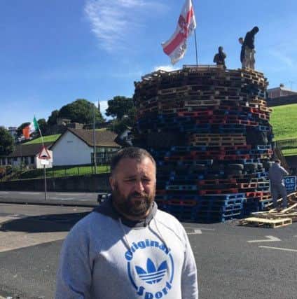 Independent councillor Gary Donnelly pictured in the Bogside on Monday.
