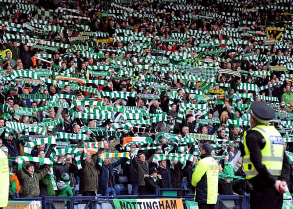 Celtic fans have raised more than Â£110k for Palestinian charities.