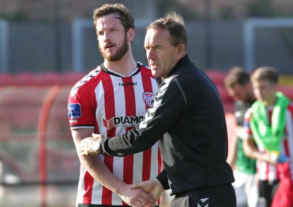 Kenny Shiels is unable to say when captain Ryan McBride will return from injury.