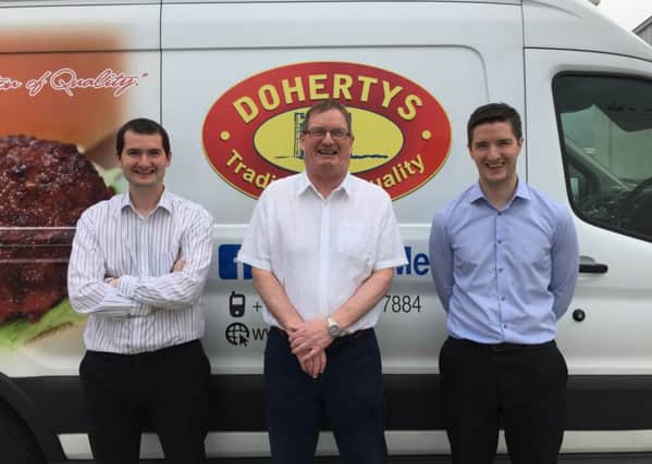 Matt, Seamus and James Doherty, 5th and 6th generation of the family business.