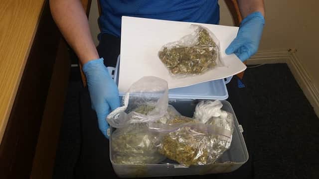 The cannabis handed in to Ballymagroarty Community Empowerment.
