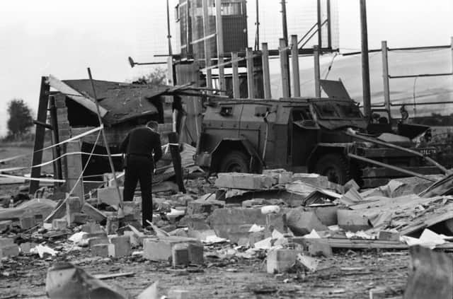 The scene of the 1990 Coshquin bomb.