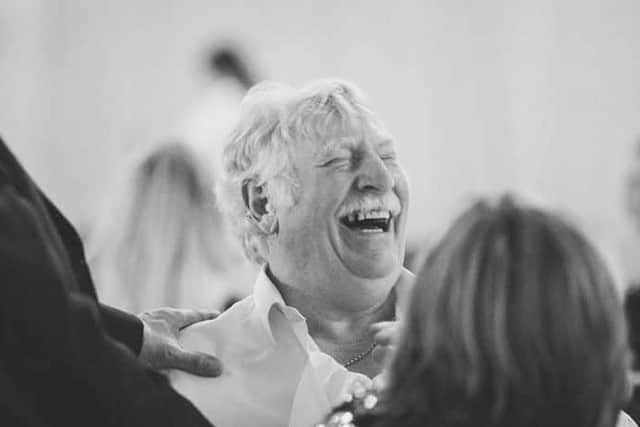 The late Gerry Brown as he is remembered, smiling and laughing.