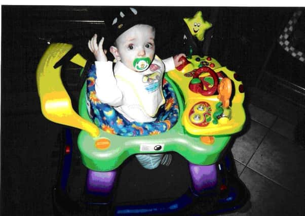 Little Jamie Cowey who lost his life to Meningitis in 2004.