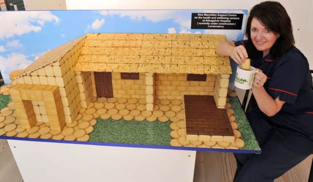The Macmillan Cancer Support centre biscuit model.