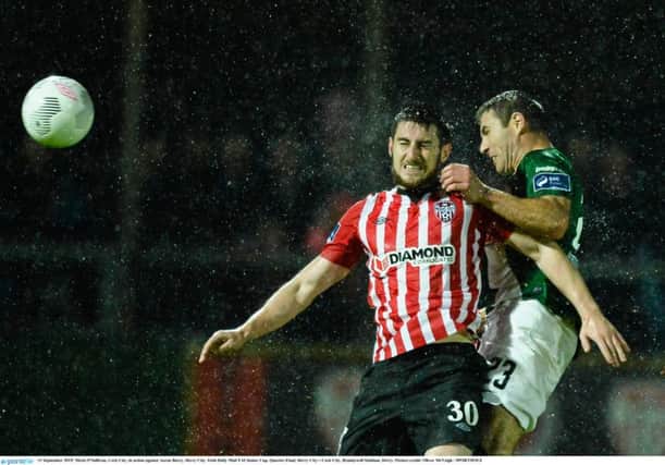 Derry City defender, Aaron Barry's season has come to a painful end.