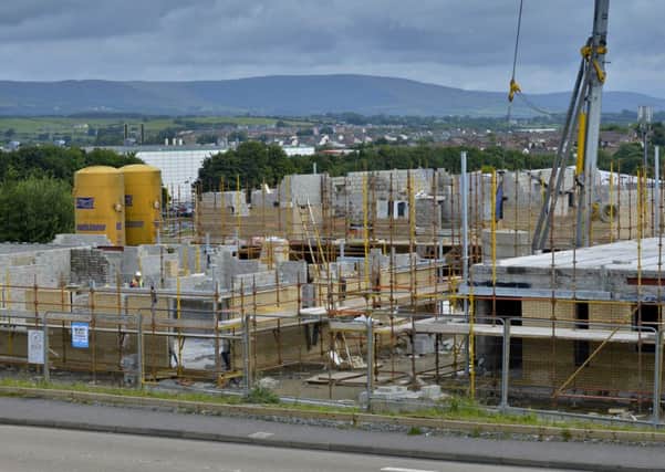 One of the social housing projects currently under construction in Derry. DER3116GS074