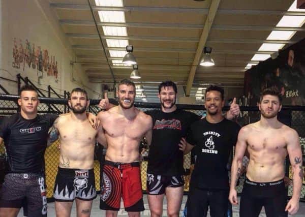 Steve Owens with his SBG teammates in Dublin recently.