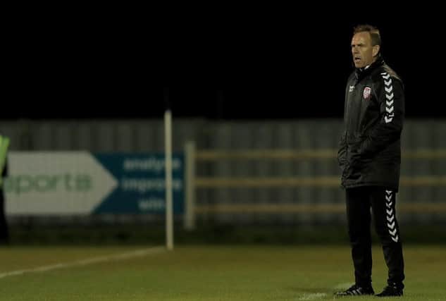 Derry City manager Kenny Shiels wasn't impressed with his side's stalemate in Wexford.