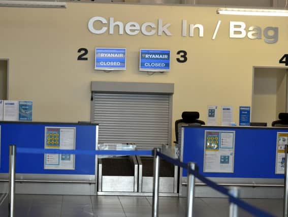 Inside City of Derry Airport. DER3716GS015