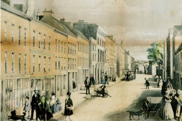 Alexander McFarland's scene of Bishop Street.