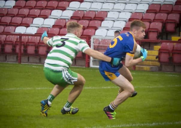 Steelstown's Eoghan Bradley was superb in the Quarter-final victory over Faughanvale.