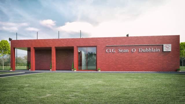 The impressive new clubhouse at Sean Dolan's in Creggan.