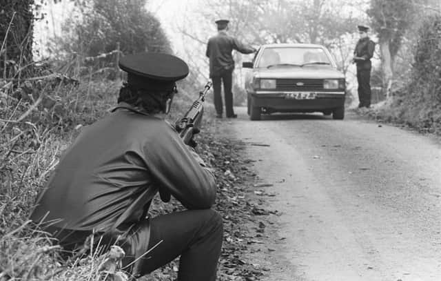 RUC patrol in the border area in the 1980s.