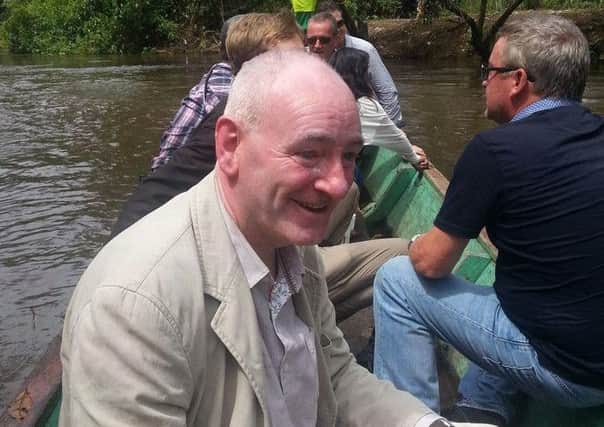 Mark Durkan on a previous visit to Colombia.