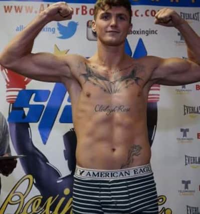 Former St Joseph's ABC clubman, Connor Coyle, pictured at the weigh-in, is in top shape ahead of his pro debut.