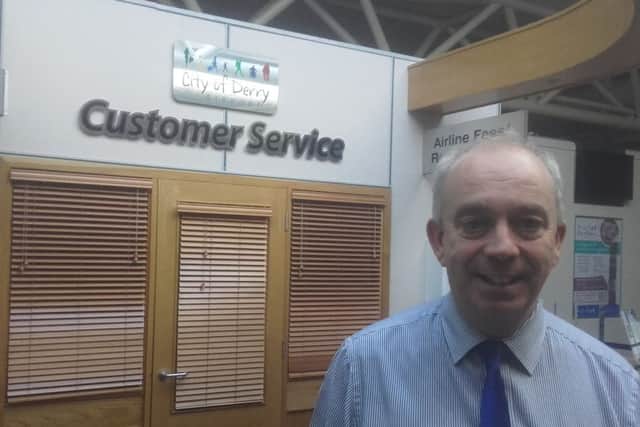 Clive Coleman, Contracts Director, Regional & City Airports, pictured at City of Derry Airport.