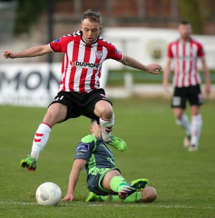 Derry City midfielder, Keith Ward says he would love to stay at Brandywell next season.