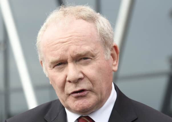 Martin McGuinness. Photo: Pacemaker