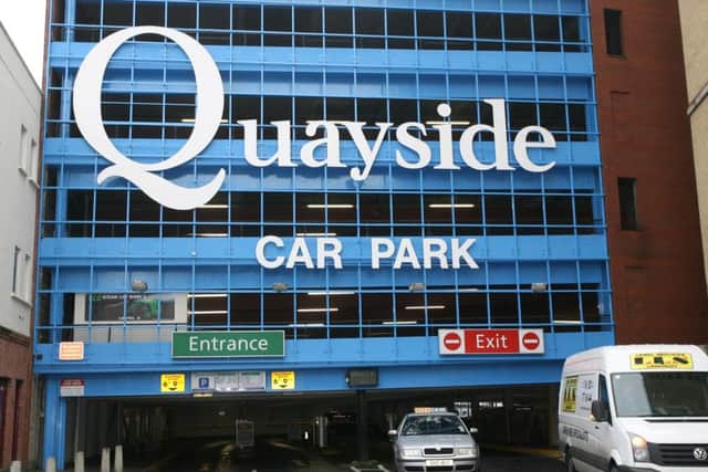 Quayside Shopping Centre car park, Strand Road, Derry. DER4813JM042