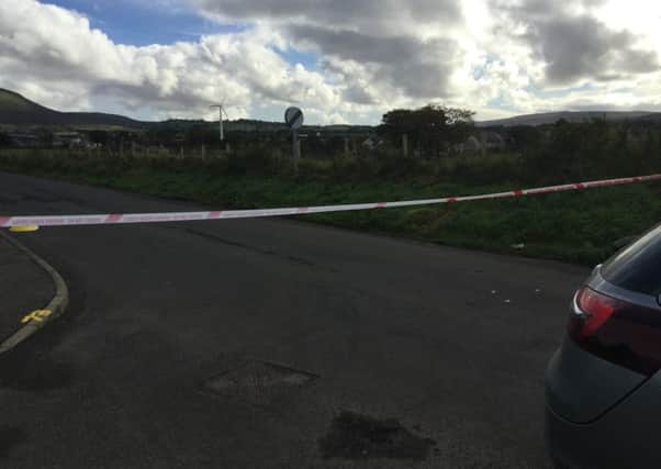 The scene at Hass Road, Dungiven, last Thursday after a 22-year-old man was shot in the leg.