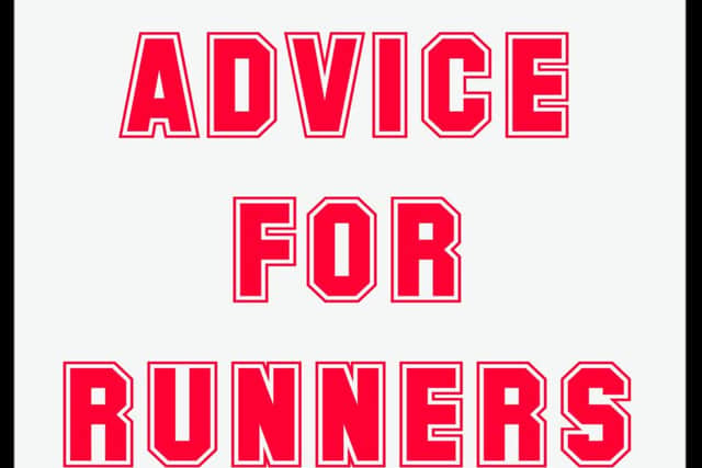 Police in Derry issue advice to runners after complaints from drivers.