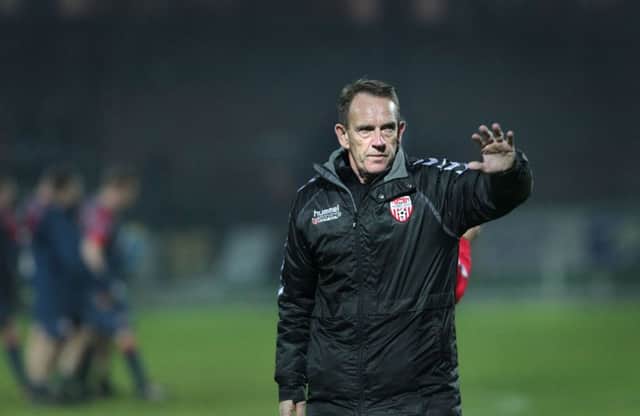 TOP JOB . . . Derry City manager Kenny Shiels.