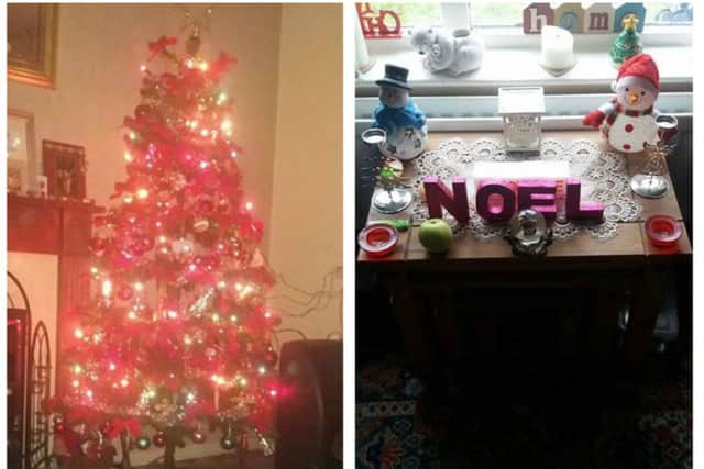 Katrina Miller's Christmas Tree and decorations.