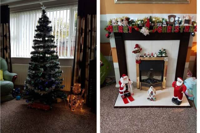 Charmain Allen's Christmas decorations.