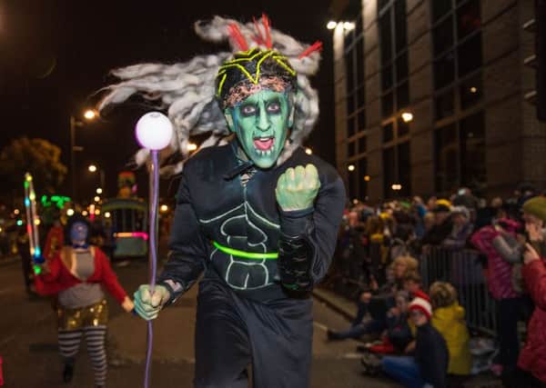 The Hallowe'en Carnival in Derry-Londonderry which this year celebrates itâ¬"s 30th anniversary and has entertained and entrapped tens of thousands of people over the last four days. Picture Martin McKeown. Inpresspics.com.