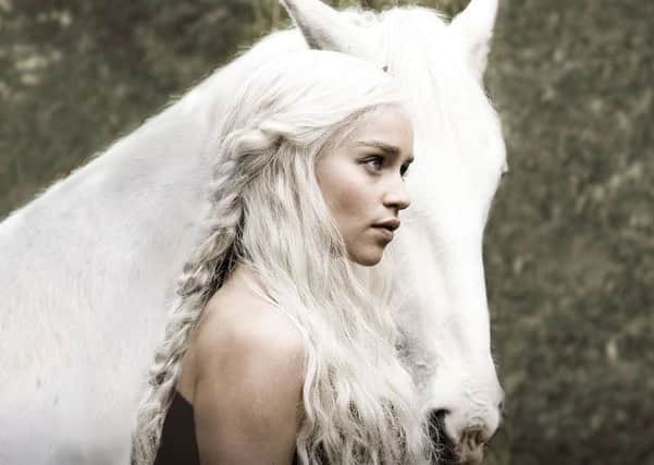 Emilia Clarke, who plays 'Game of Thrones' character, Daenerys Targaryen.