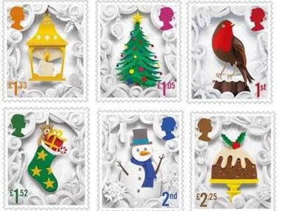The new set of Christmas stamps