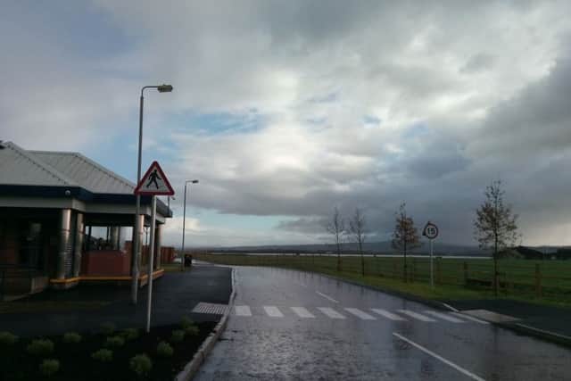 The entrance to the new park at Culmore.