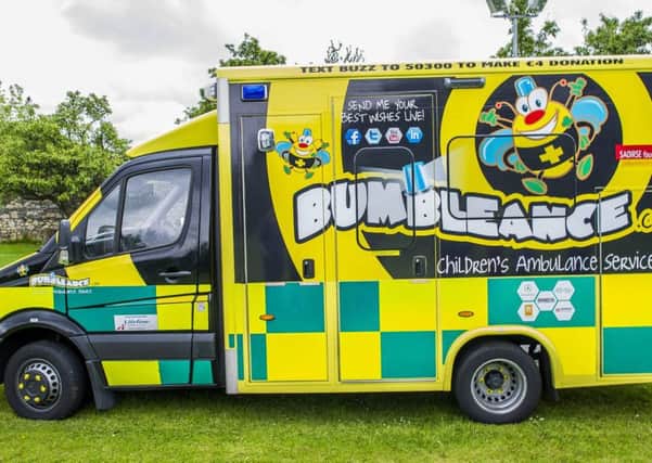 Thursday 29 May 2014. RTE Donnybrook: Bumbleance Children's Ambulance Service.