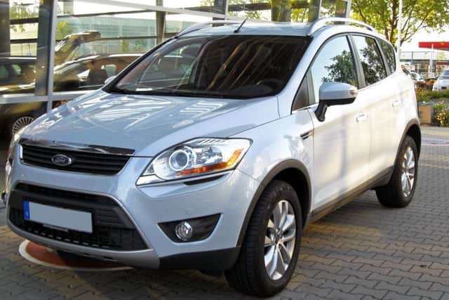 A Ford Kuga, similar to this one pictured, was seen crossing the border at Bridgend on Saturday.